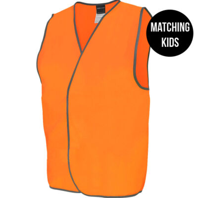 JBs Wear Hi Vis Basic Safety Vest (D) Thumbnail