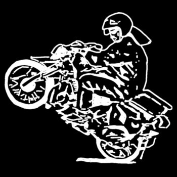 postie wheelie 5 panel hat Design