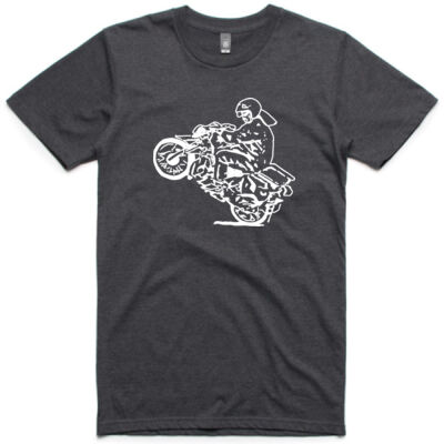 Postie popping a mono tee Thumbnail