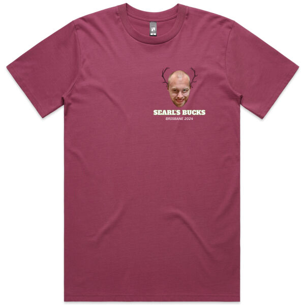 Searl Bucks Tee PINK Thumbnail